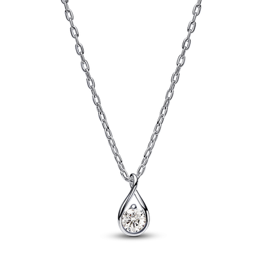 Pandora Infinite Lab-grown Diamond Pendant & Necklace 0.25 ct tw Sterling Silver