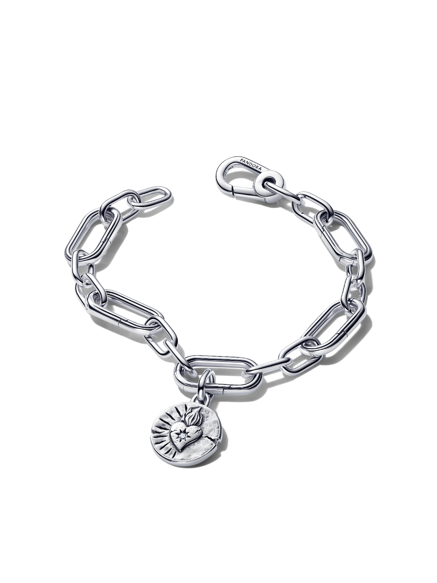Bracelet avec charm-médaillon Cœur