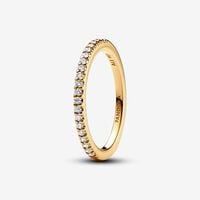 Sparkling Band Ring | Gold plated | Pandora Canada