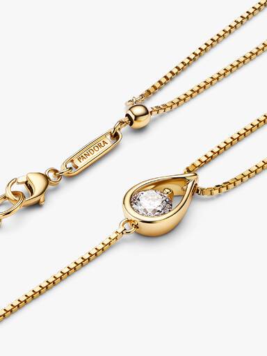 FINAL SALE - Pandora Infinite Lab-Grown Diamond Double Chain Bracelet