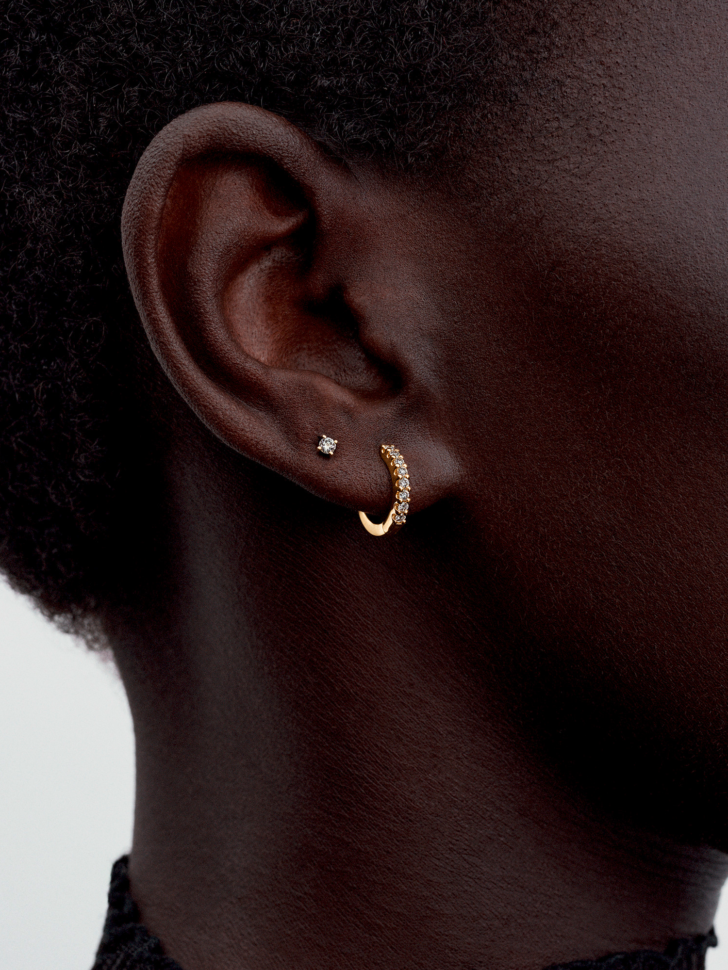 Clous d'oreilles à diamant cultivé en laboratoire Pandora Era
