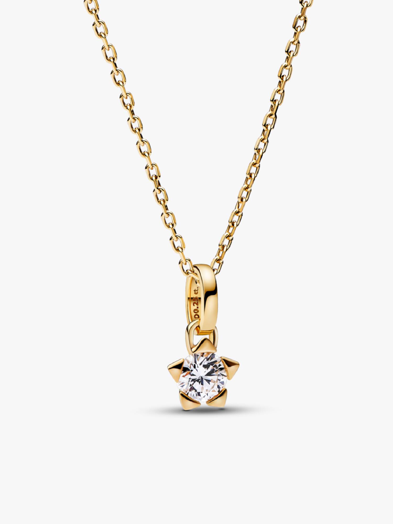 Pandora Talisman Lab-Grown Diamond Star Pendant Necklace