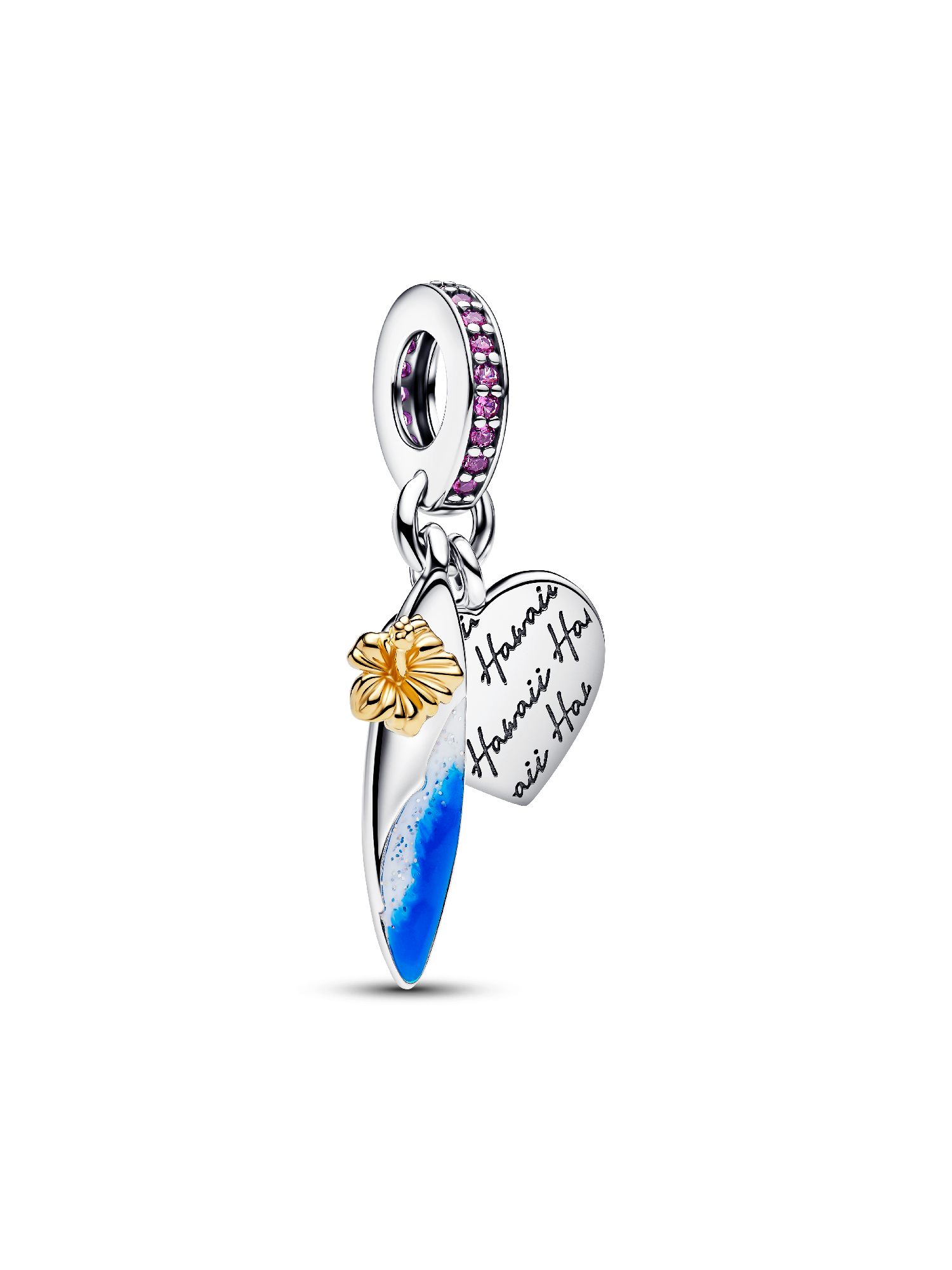 Surf Board Double Dangle Charm