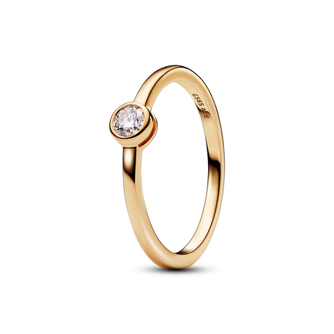 Pandora Era Bezel Lab-grown Diamond Ring 0.15 carat tw 14k Gold