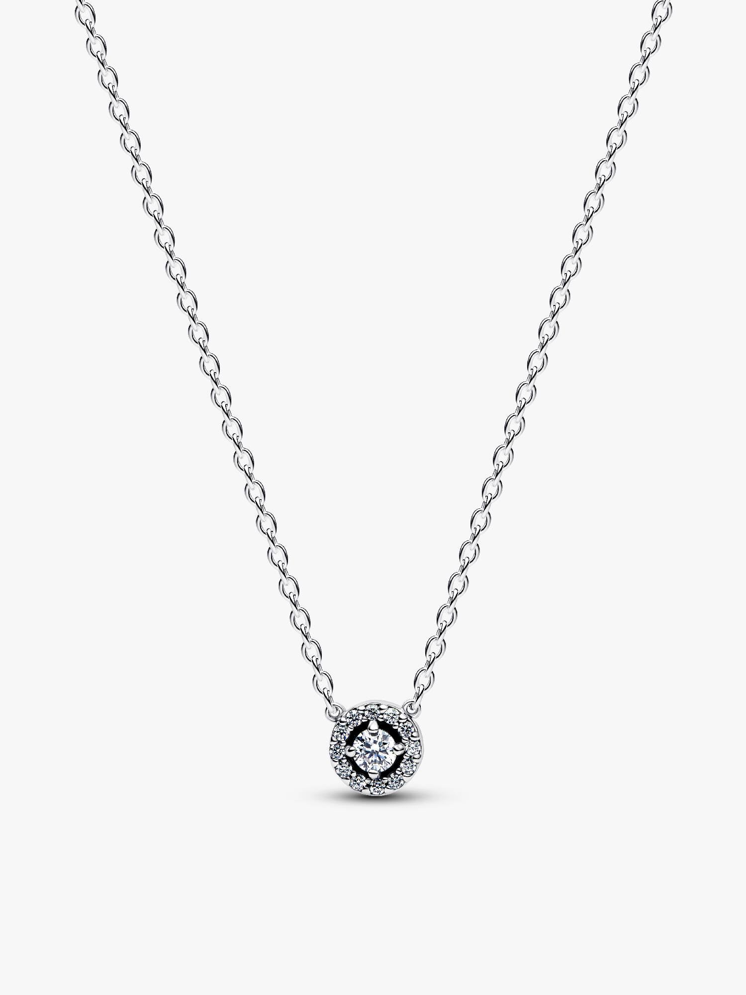 Collier Halo pavé rond