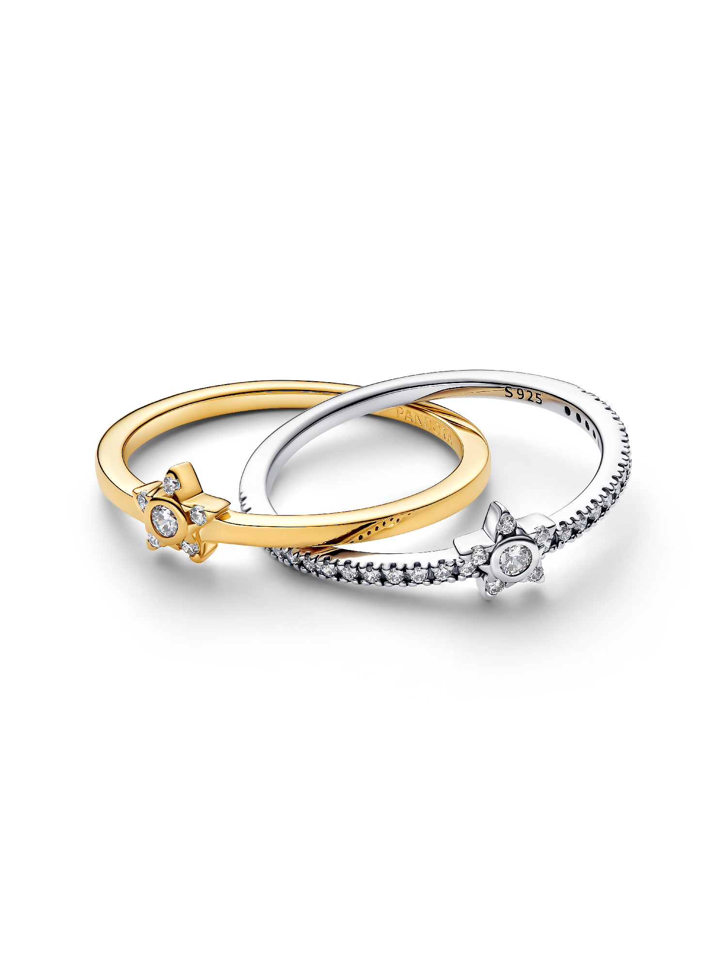 Sparkling Stella Crossover Ring