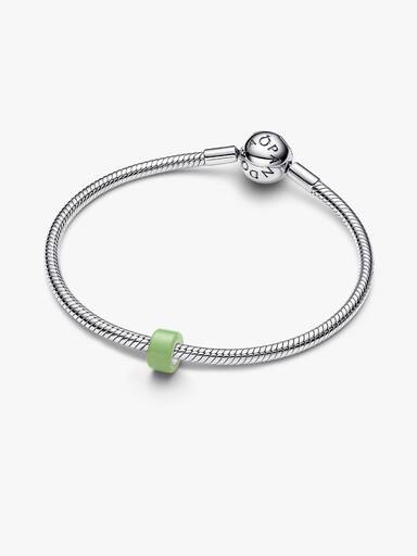 Mini charm en verre de Murano vert