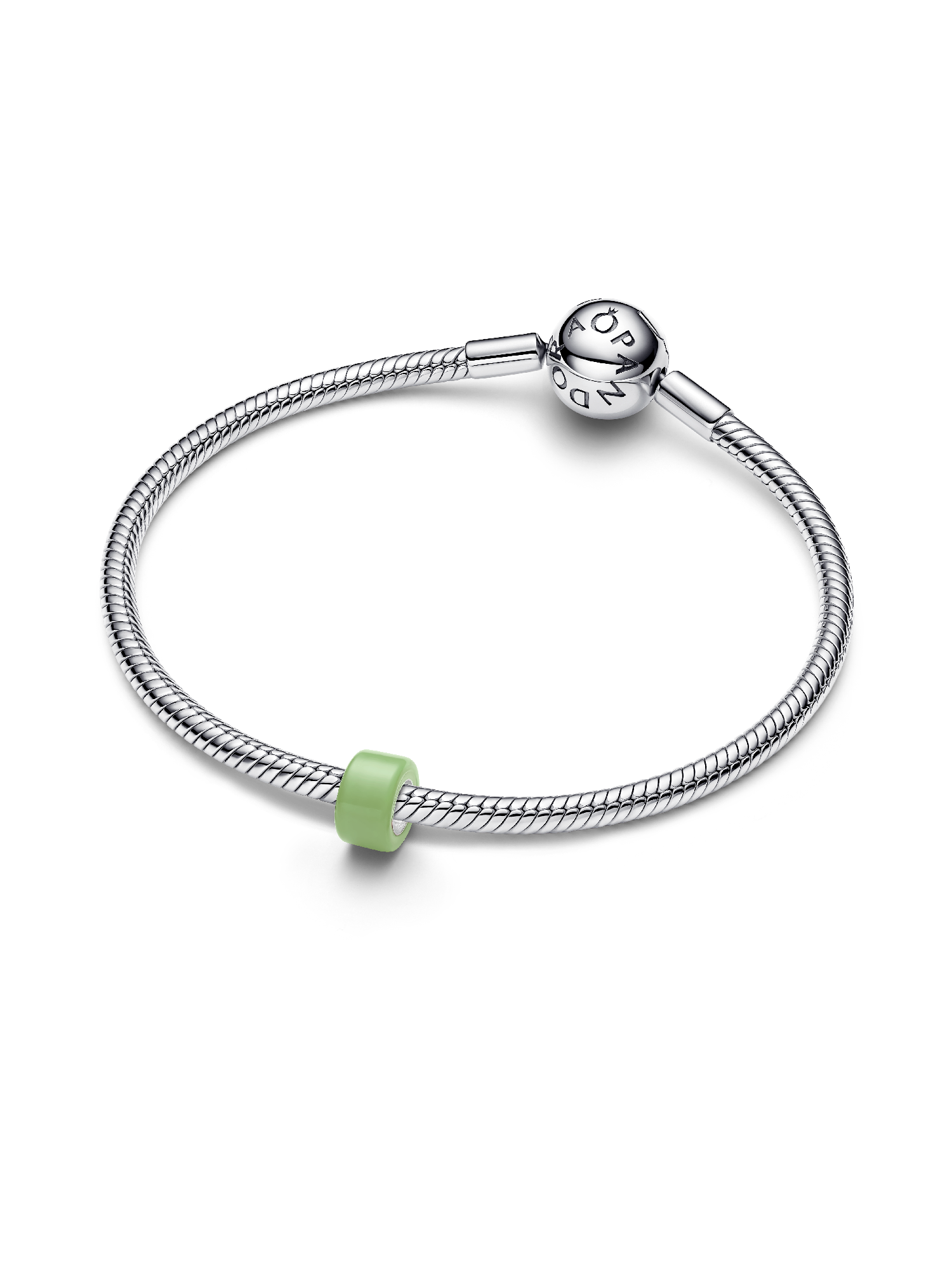 Mini charm en verre de Murano vert