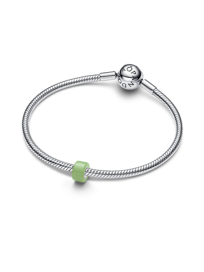 Mini charm en verre de Murano vert