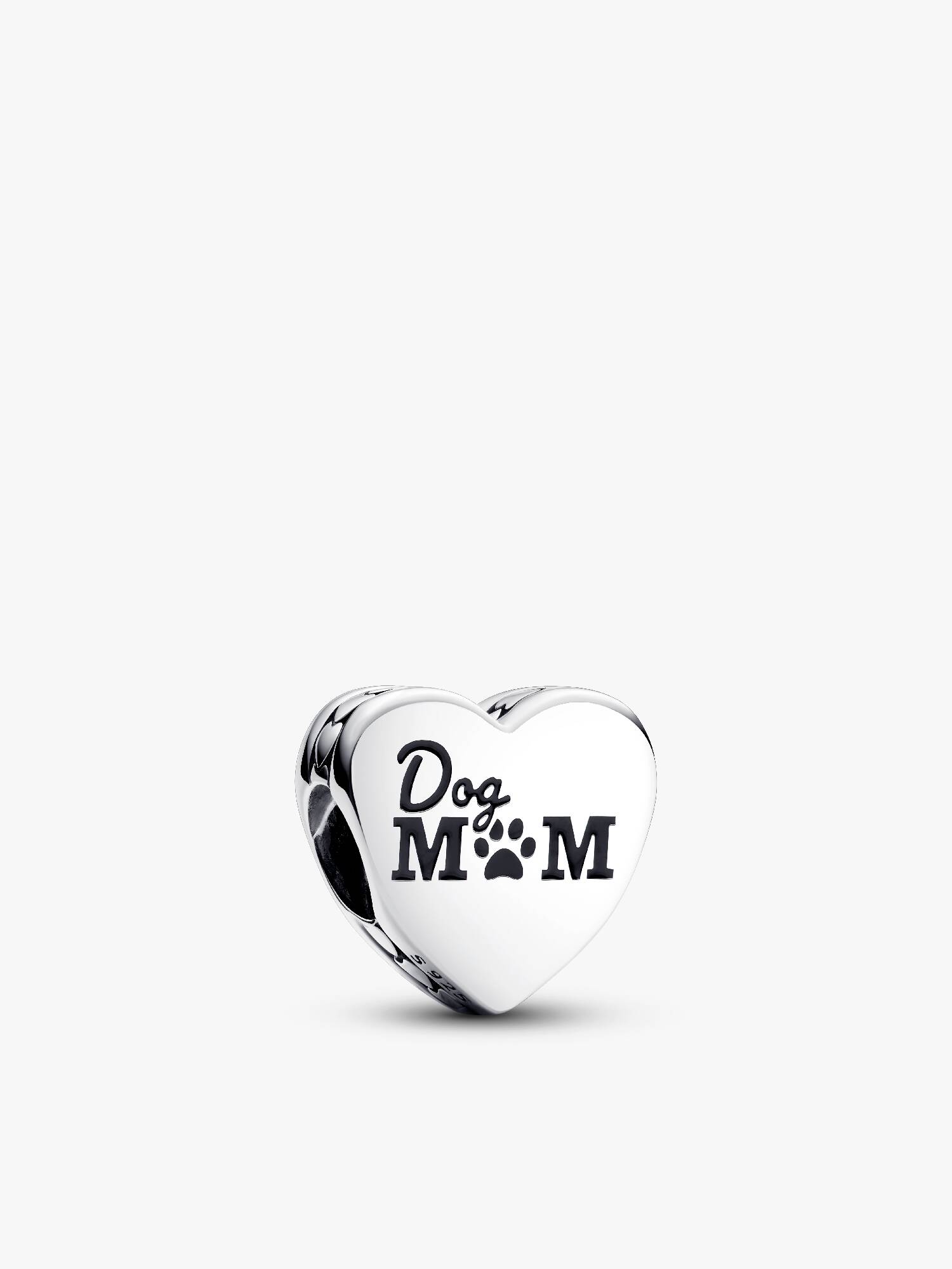Engravable Dog Mom Heart Charm