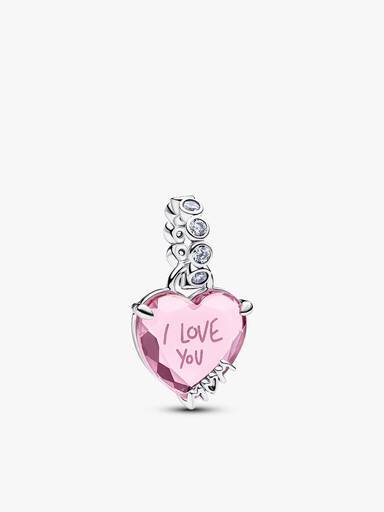 Bracelet avec charm Je t'aime maman