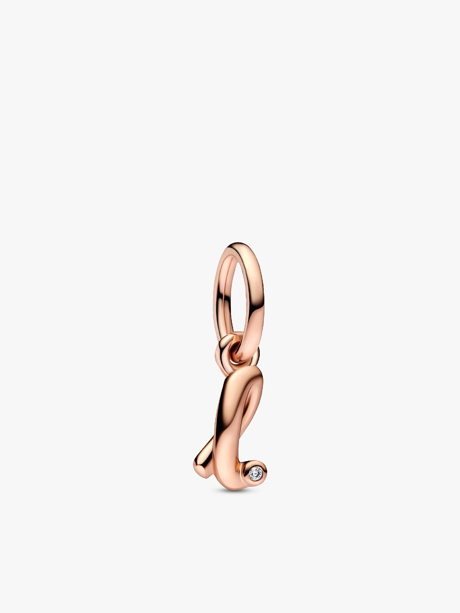 VENTE FINALE - Charm-pendentif Lettre L script