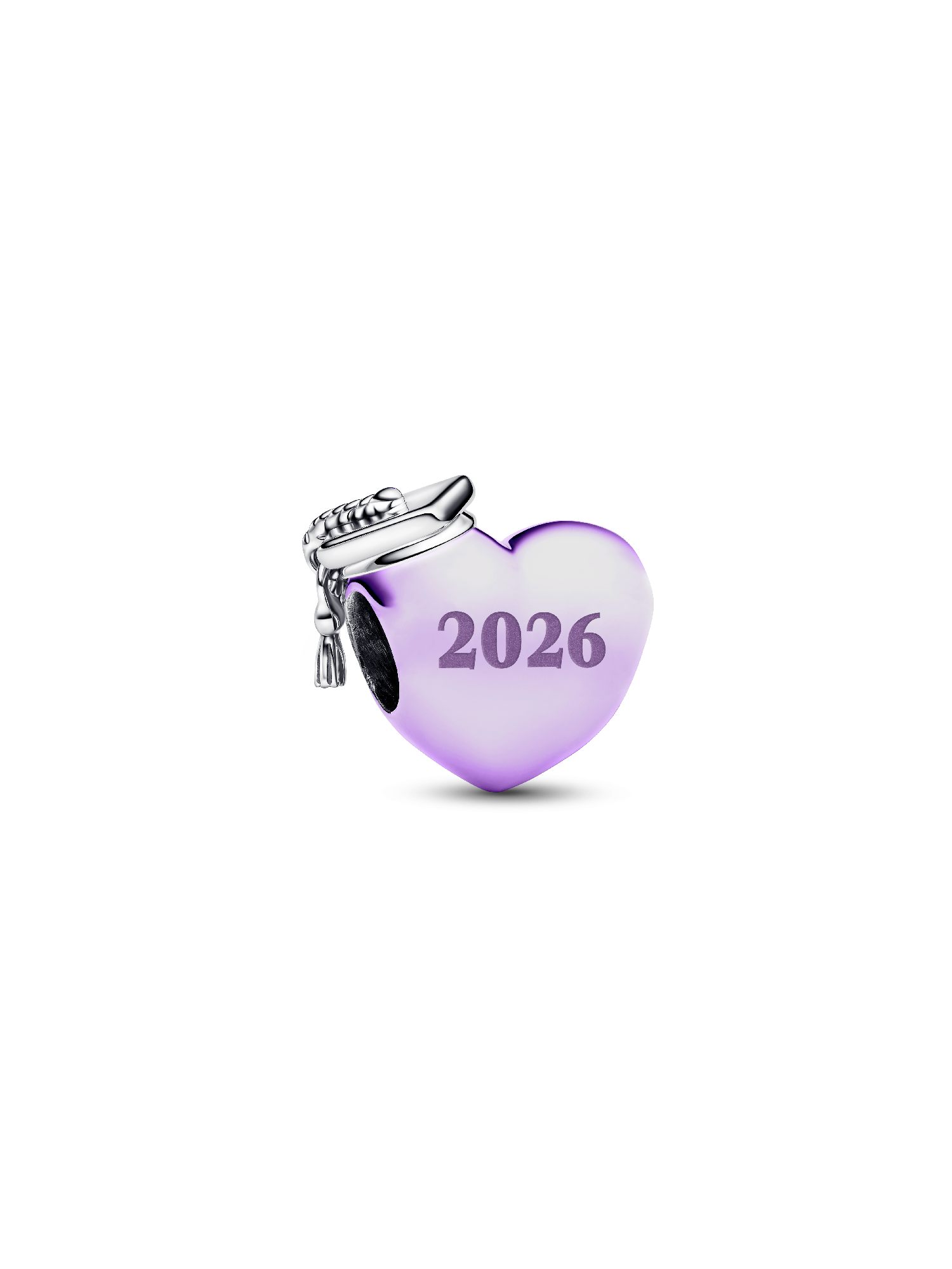 Graduation 2026 Purple Heart Charm