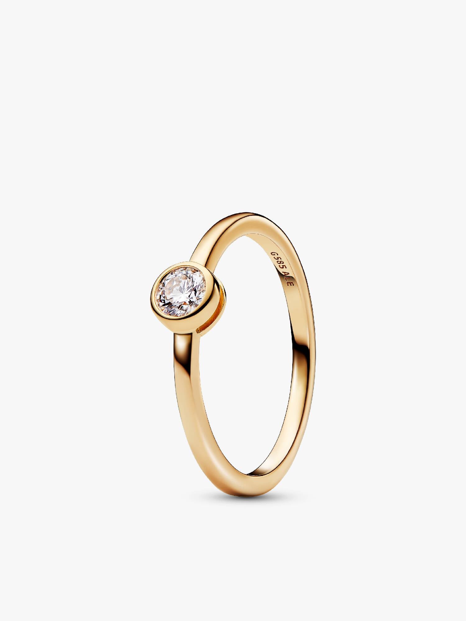 Pandora Era Lab-Grown Diamond Bezel Ring