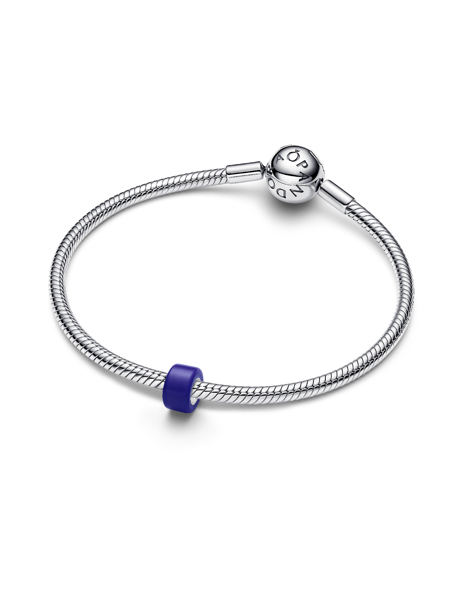 Mini charm en verre de Murano bleu