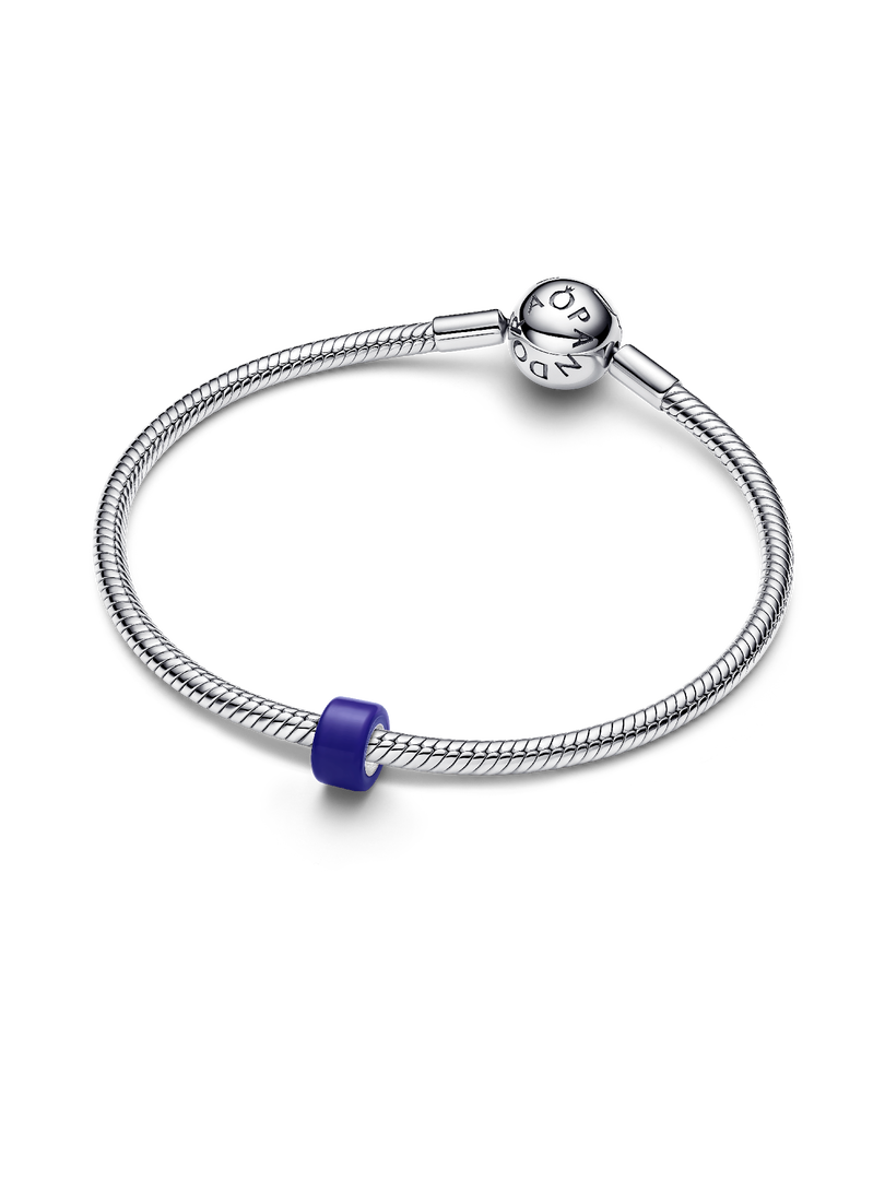 Mini charm en verre de Murano bleu