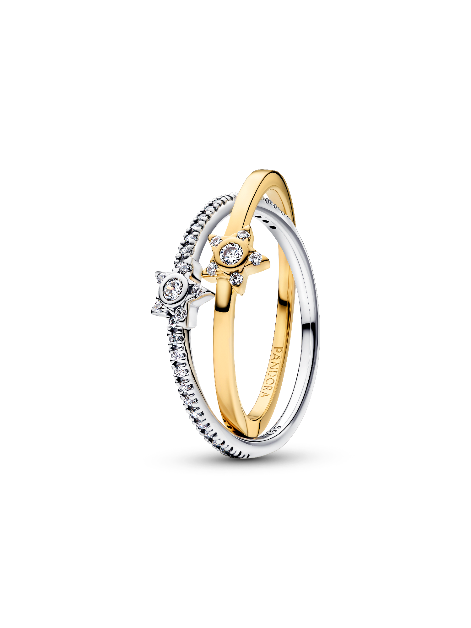 Sparkling Stella Crossover Ring