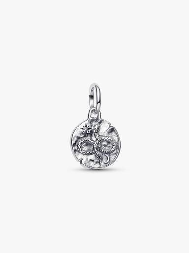Charm-médaillon Serpent infini