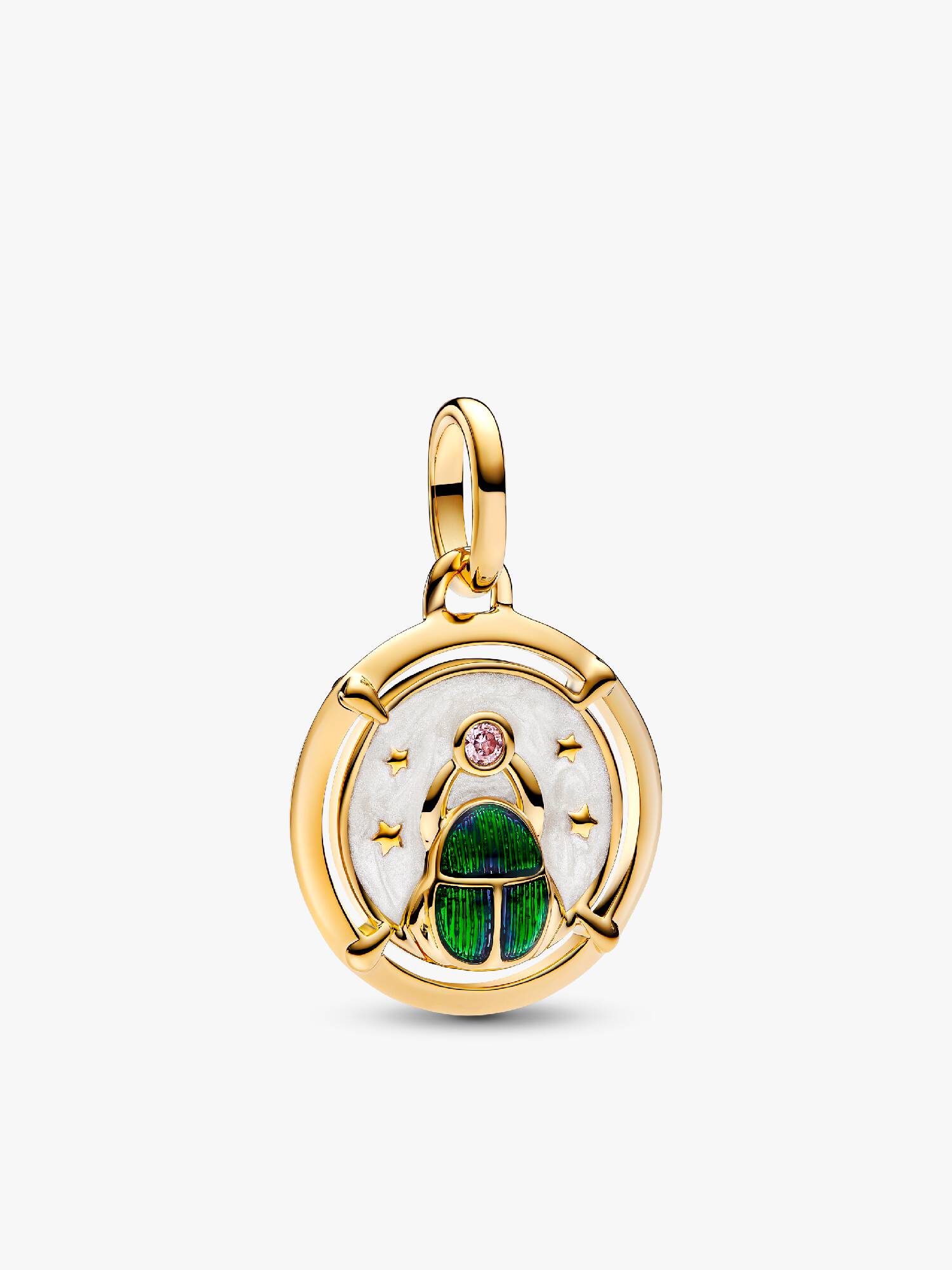 Charm médaillon Scarabée
