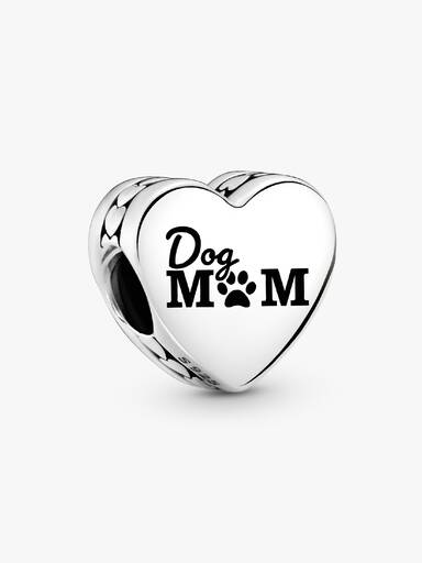 Charm en forme de cœur Maman de chien