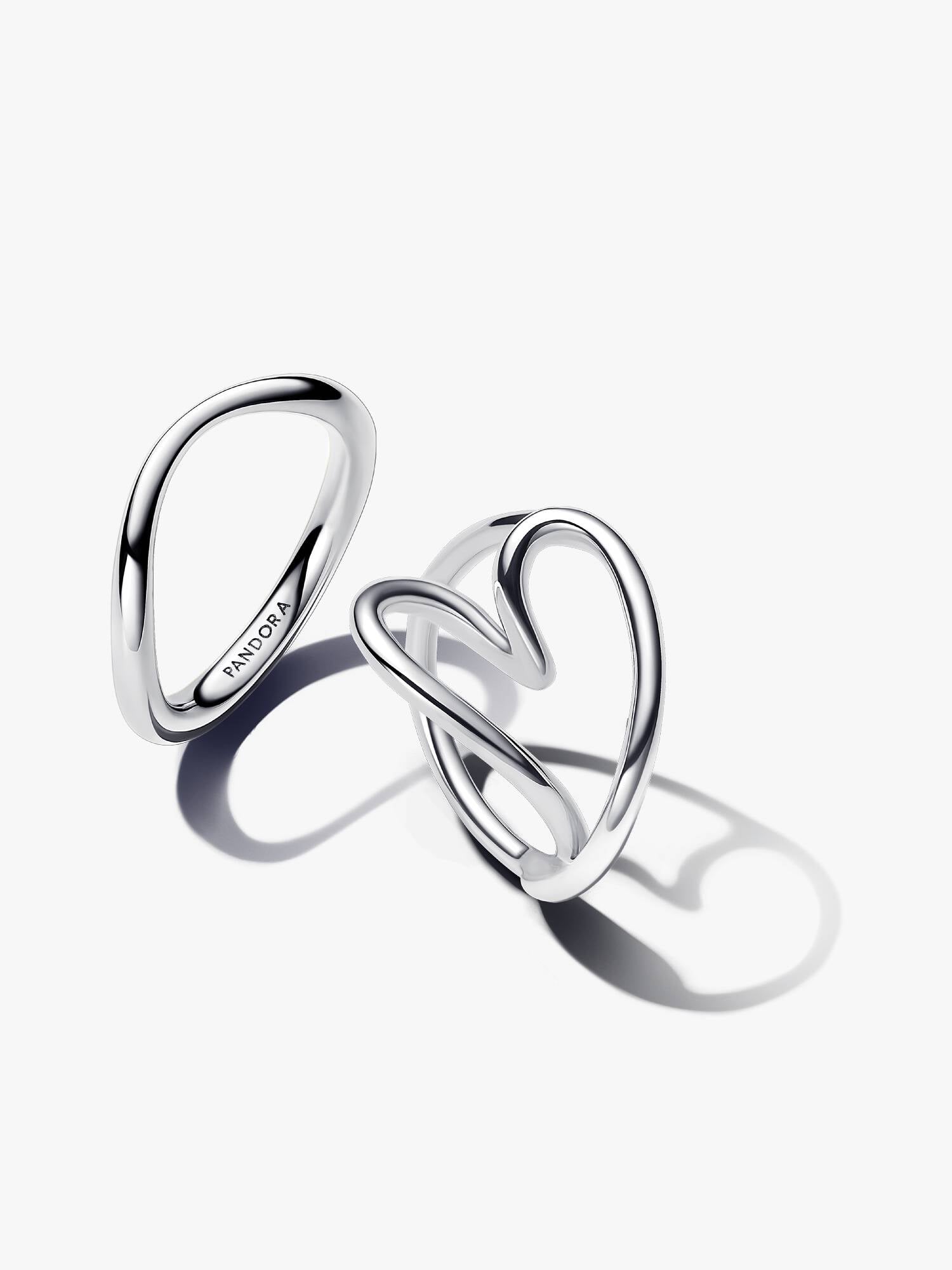 Organically Shaped Ring Set