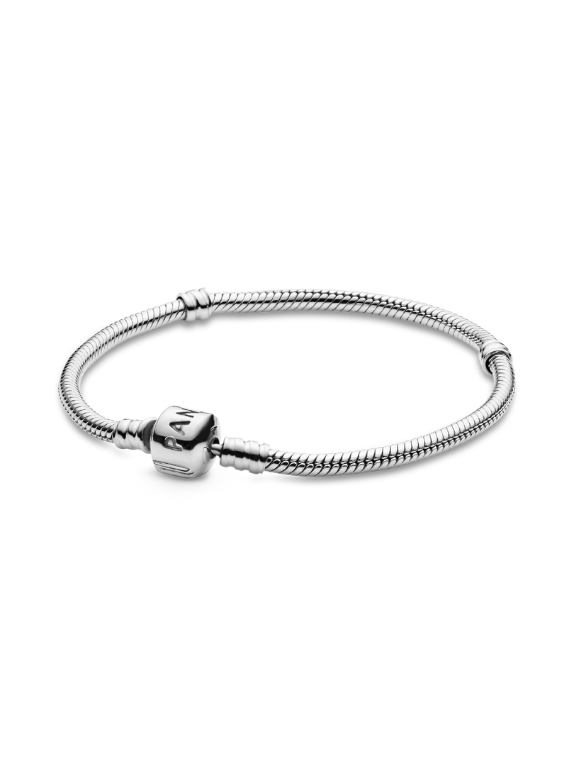 Barrel Clasp Snake Chain Bracelet