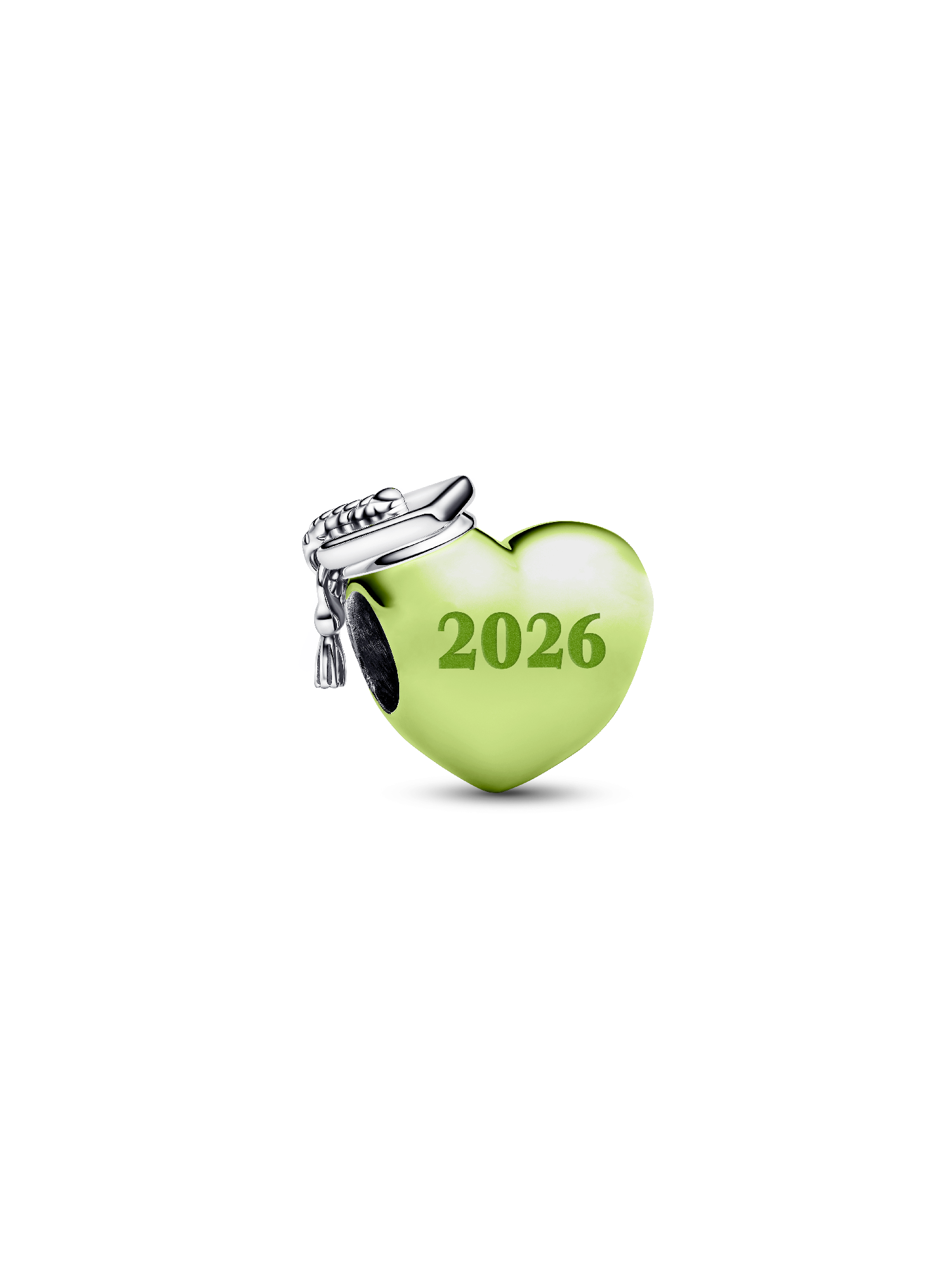 Graduation 2026 Green Heart Charm
