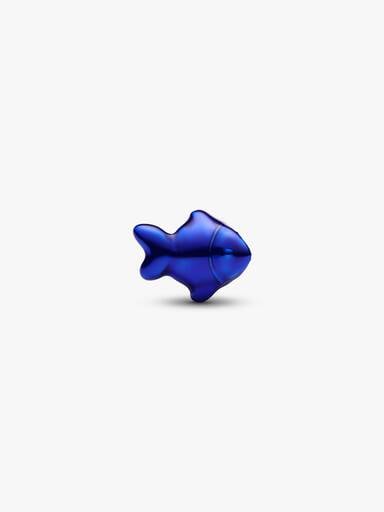 Mini charm Poisson bleu