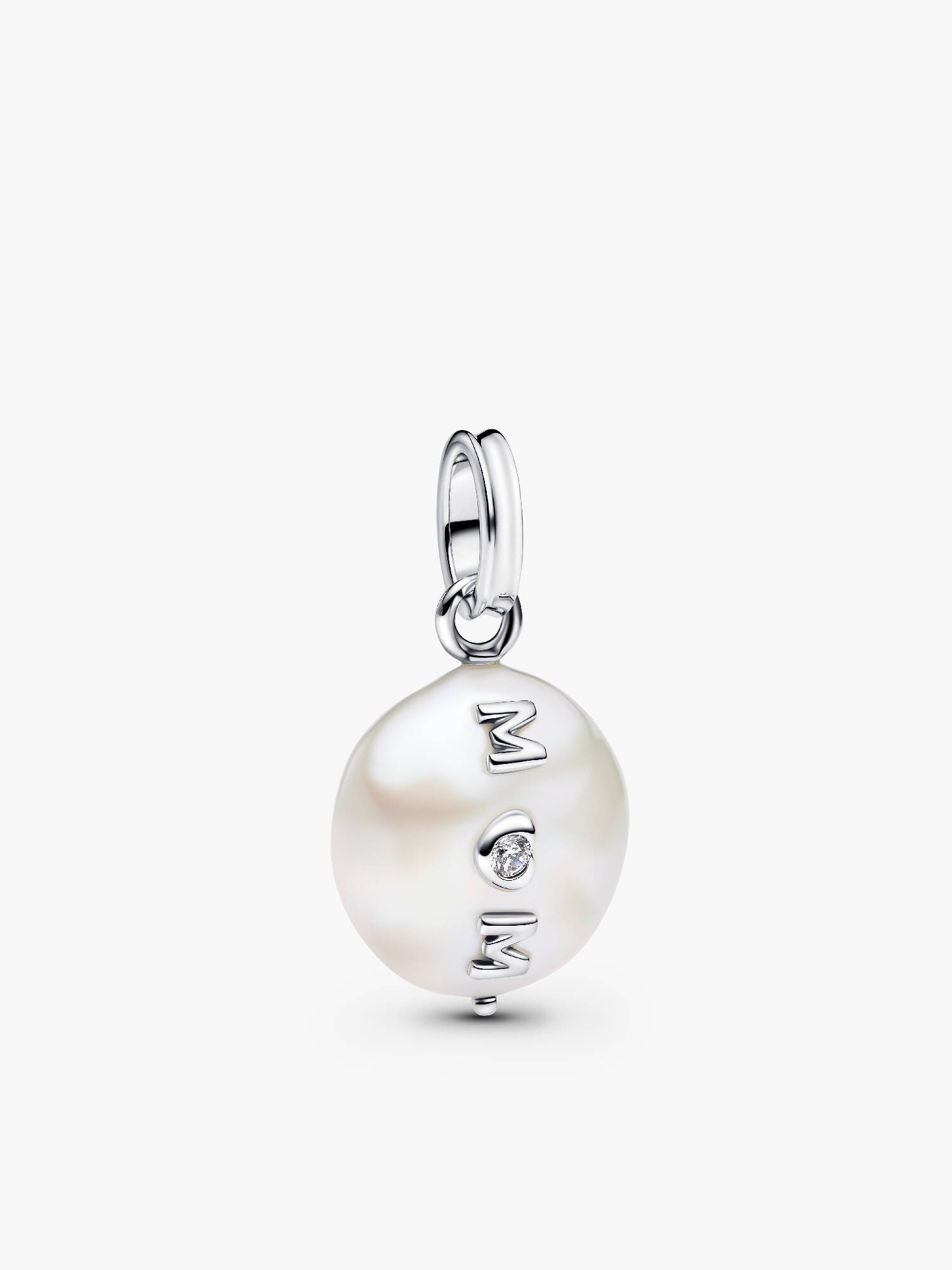 Treated Freshwater Cultured Baroque Pearl Mom Dangle Charm