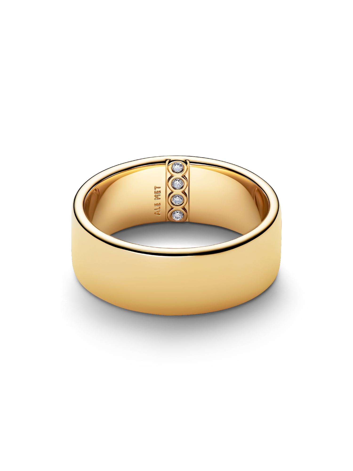 Engravable Wide Band Ring