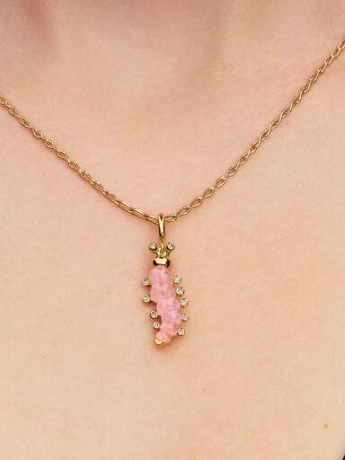 VENTE FINALE - Charm Chenille rose