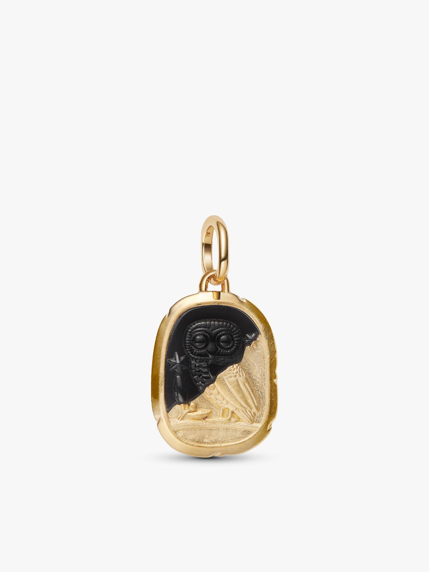 Owl Medallion Charm