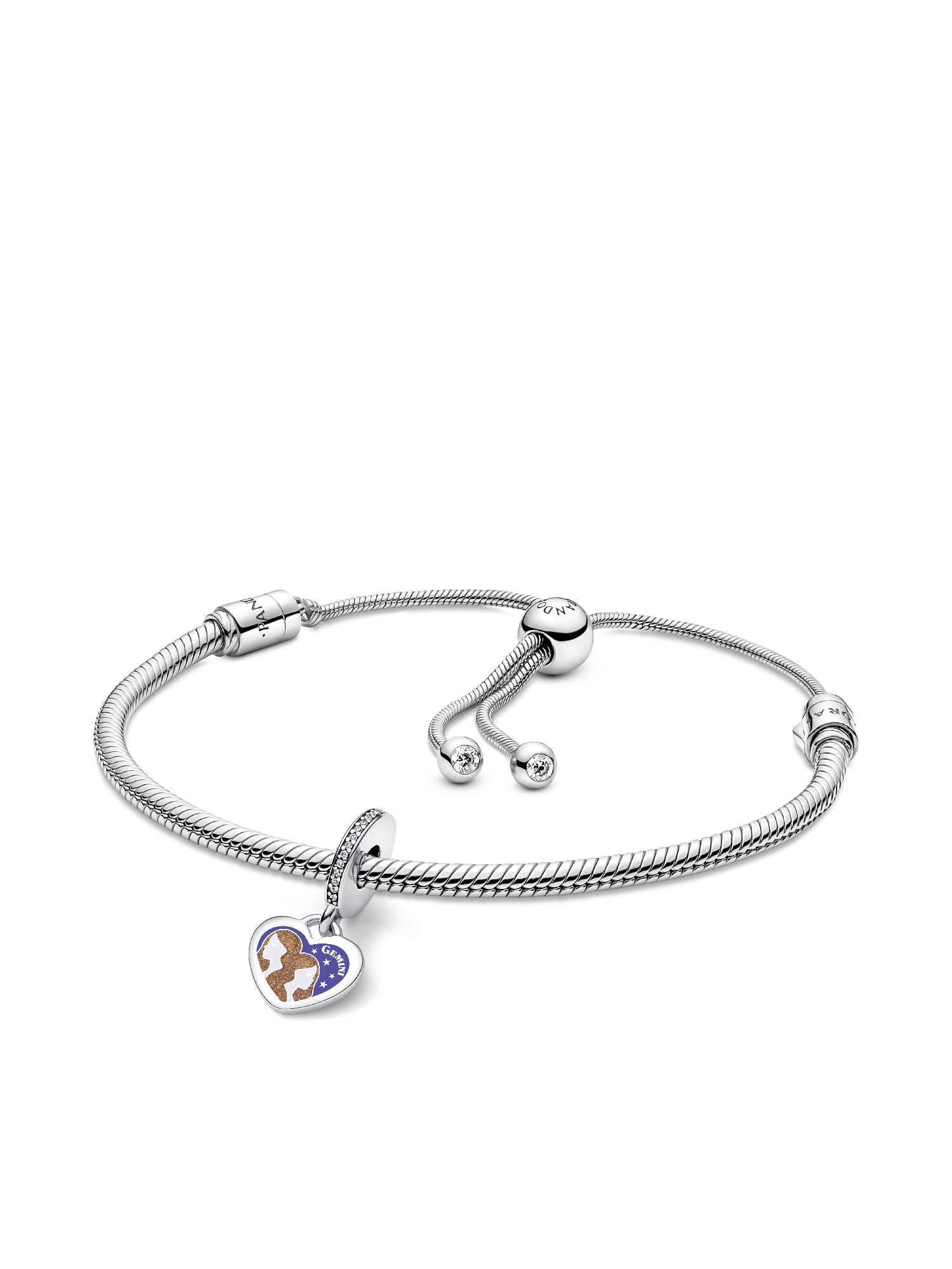Bracelet avec charm-pendentif Gémeau