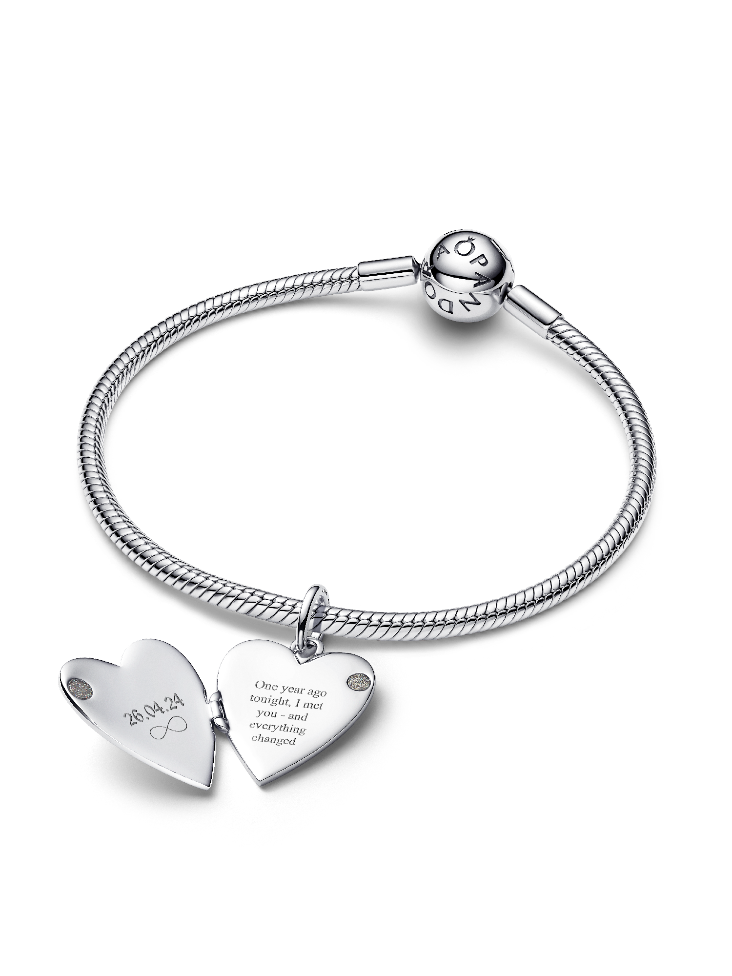 Engravable Openable Heart Locket Pendant