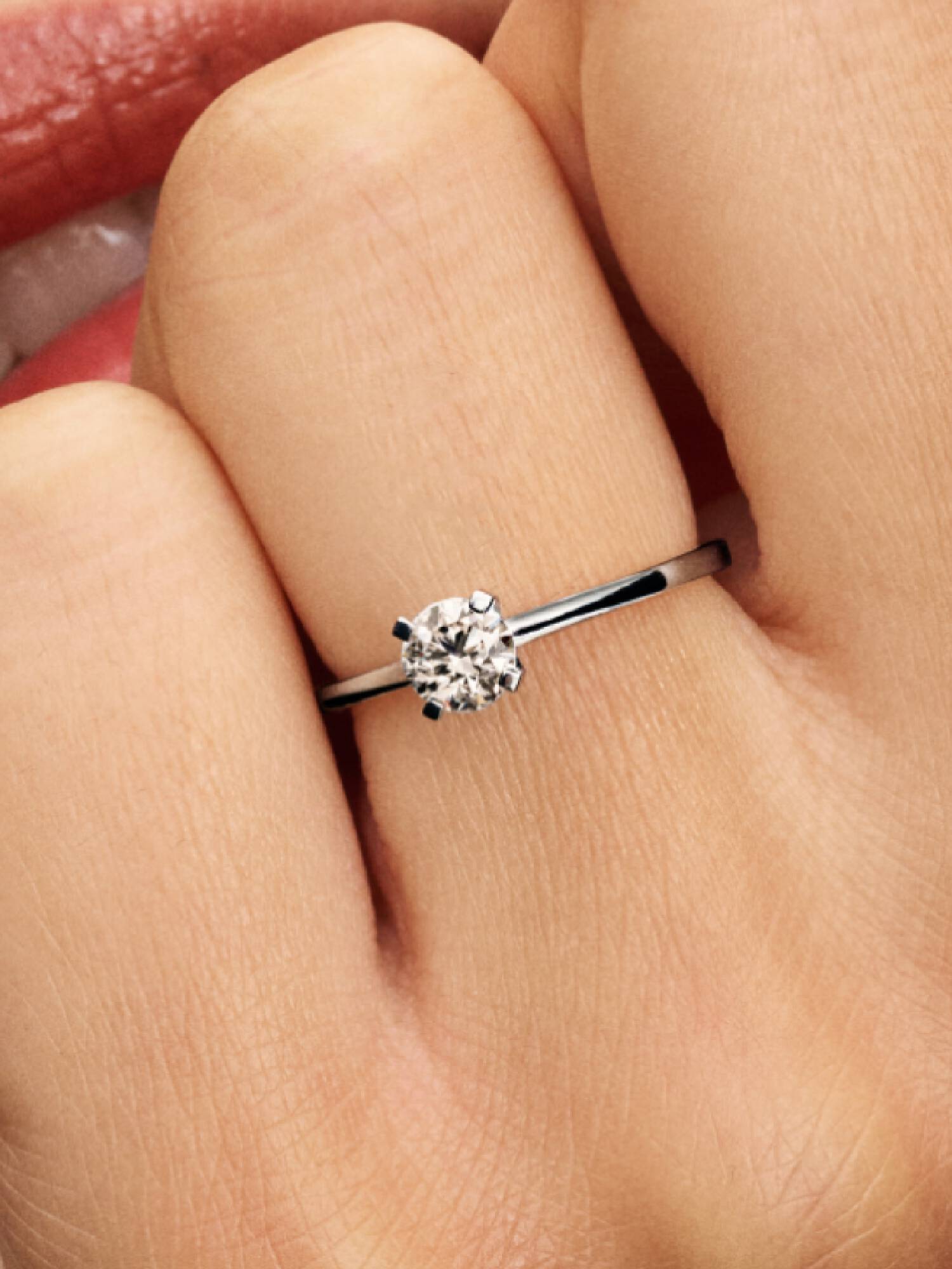 Bague à diamant cultivé en laboratoire Pandora Era