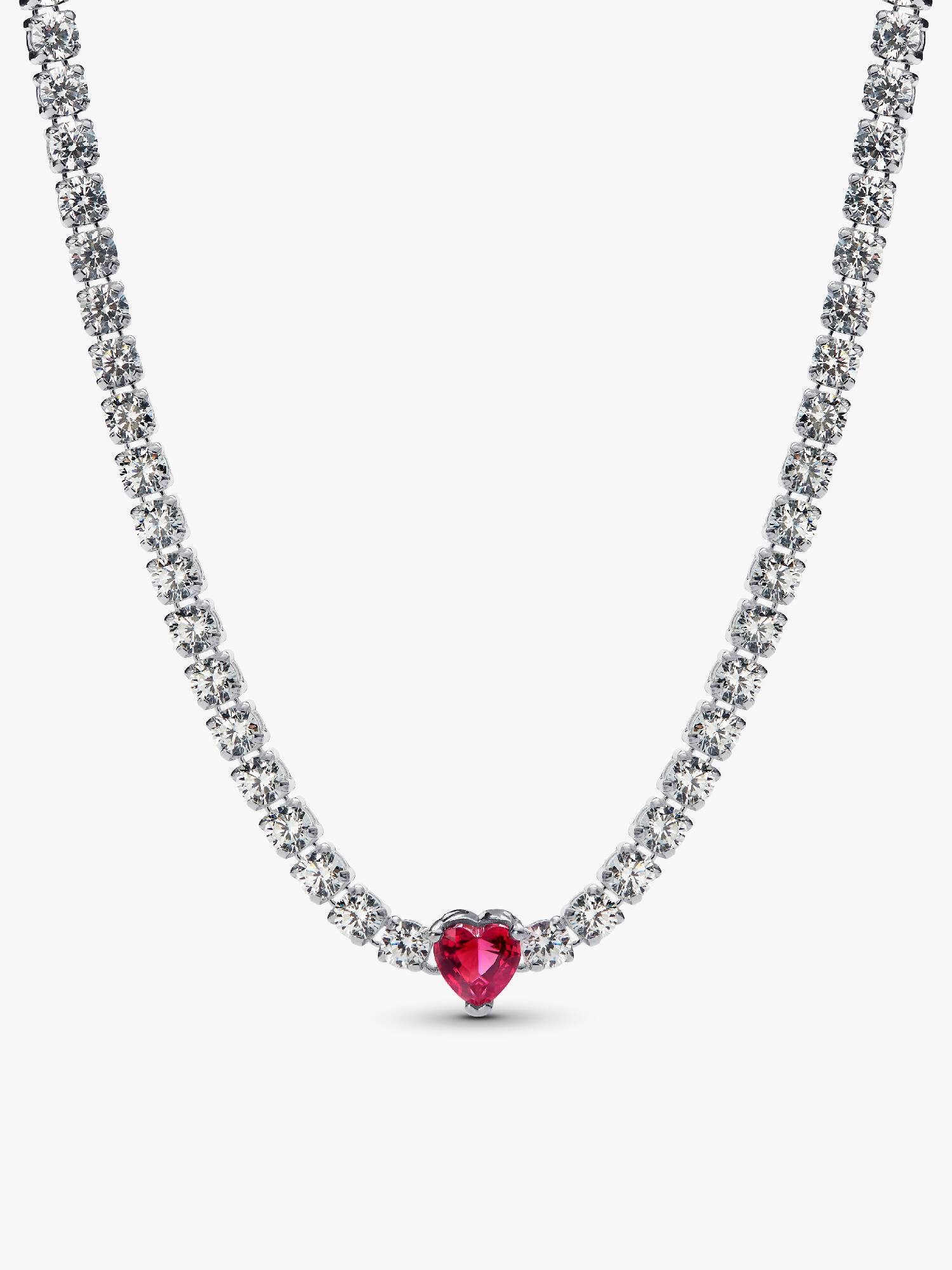 Collier ras-de-cou Cœur Halo
