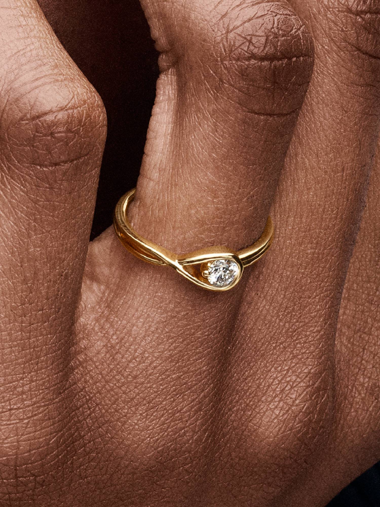Bague à diamant cultivé en laboratoire Pandora Infinite