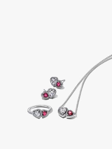 Halo Hearts Jewellery Set