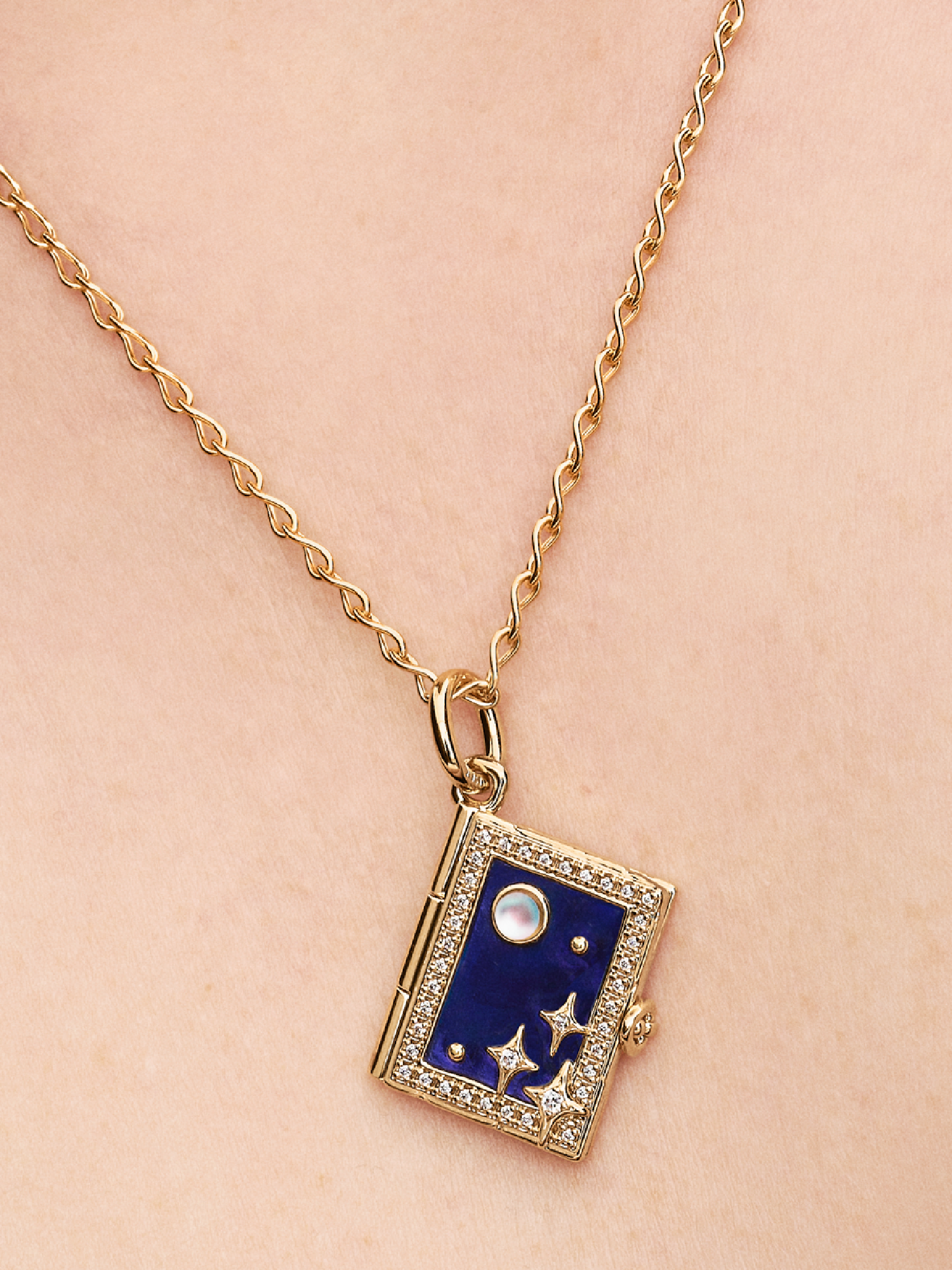 Engravable Magic Book Dangle Charm