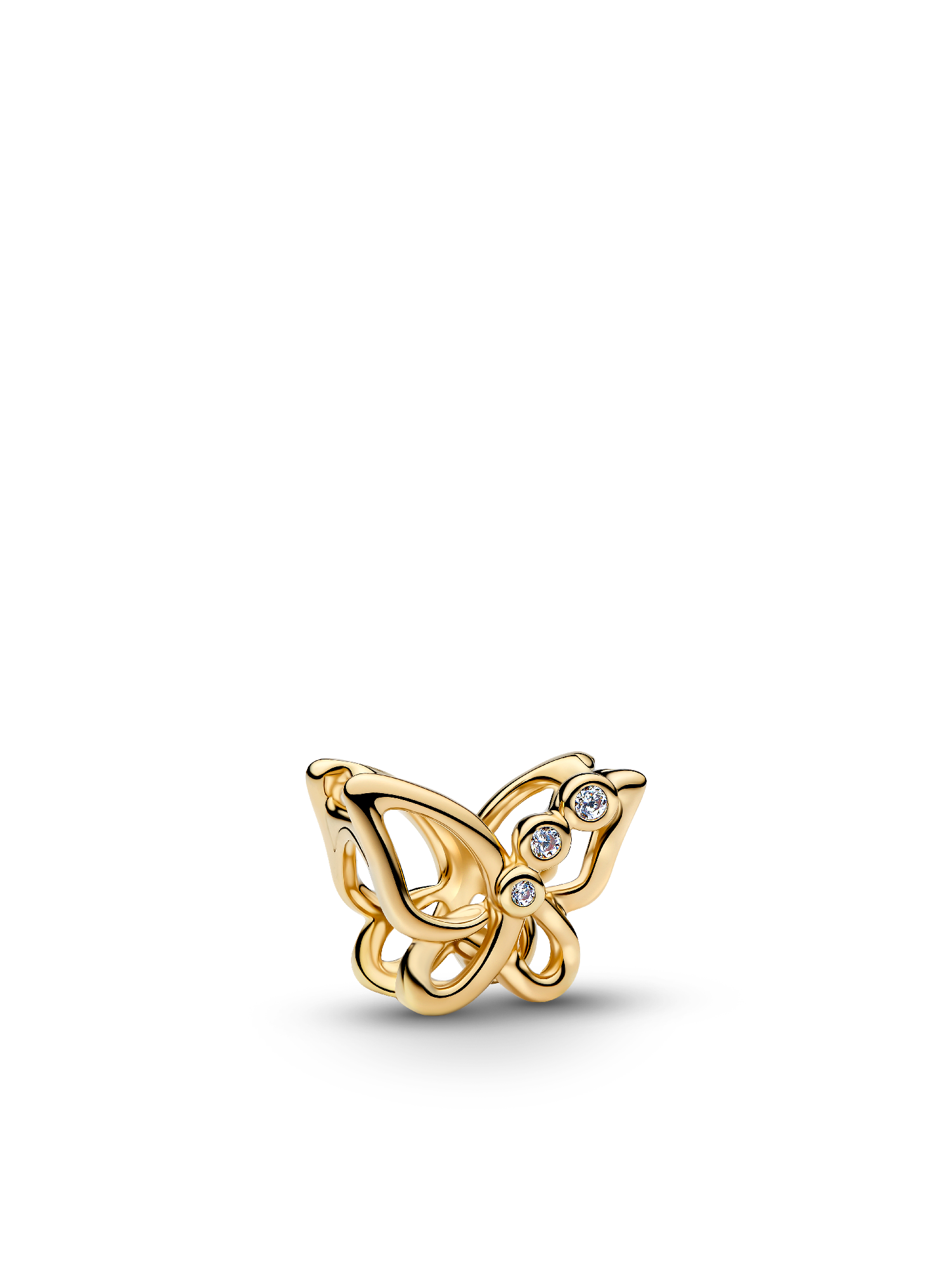 Collier avec charm Printemps doré