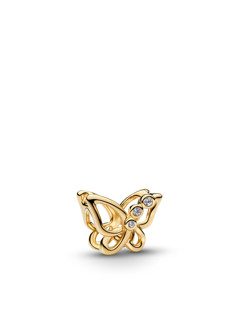 Collier avec charm Printemps doré
