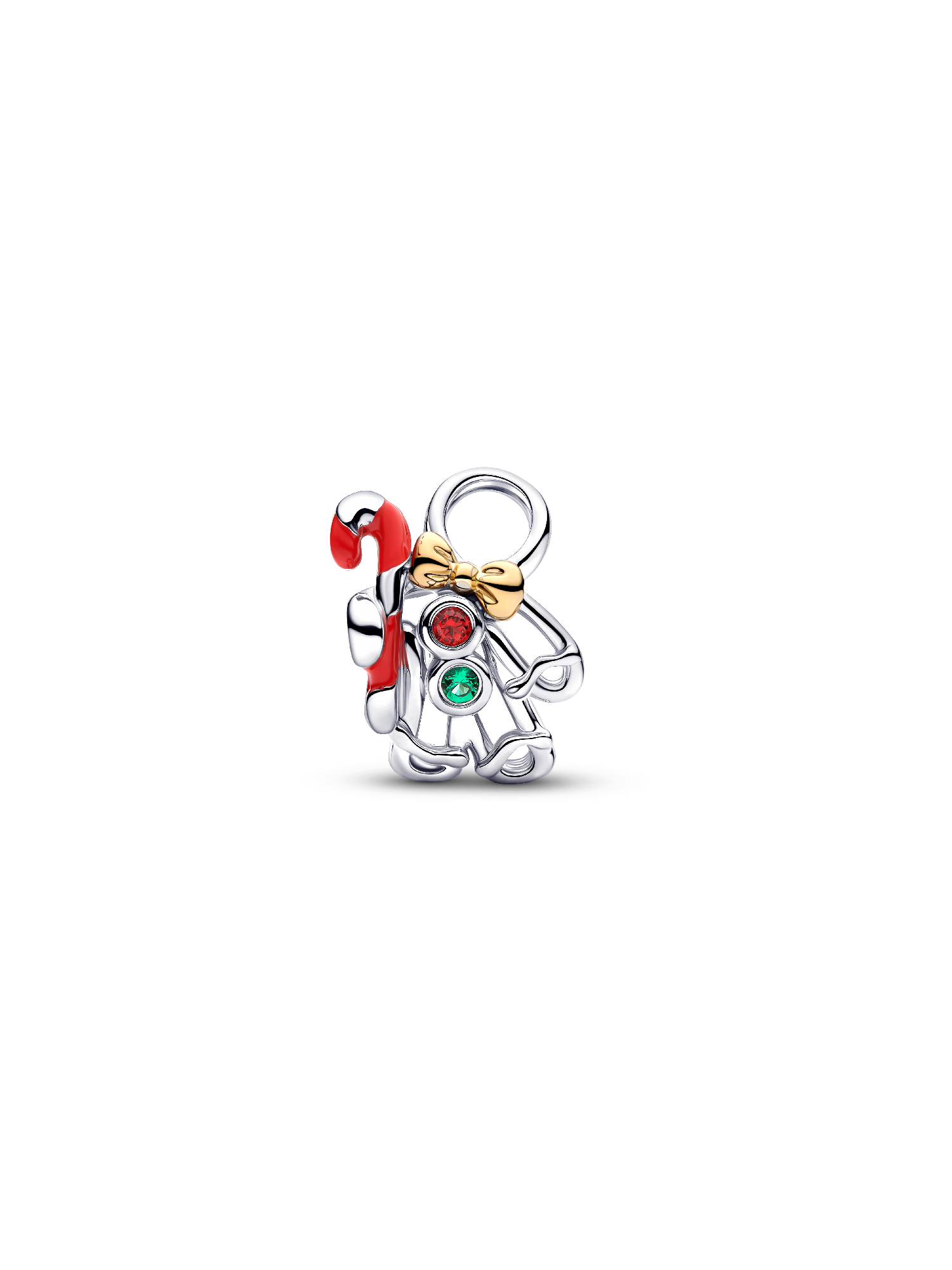 Gingerbread Man Openwork Charm