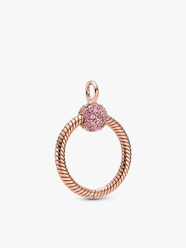 FINAL SALE - Pandora Moments Small Pavé O Pendant