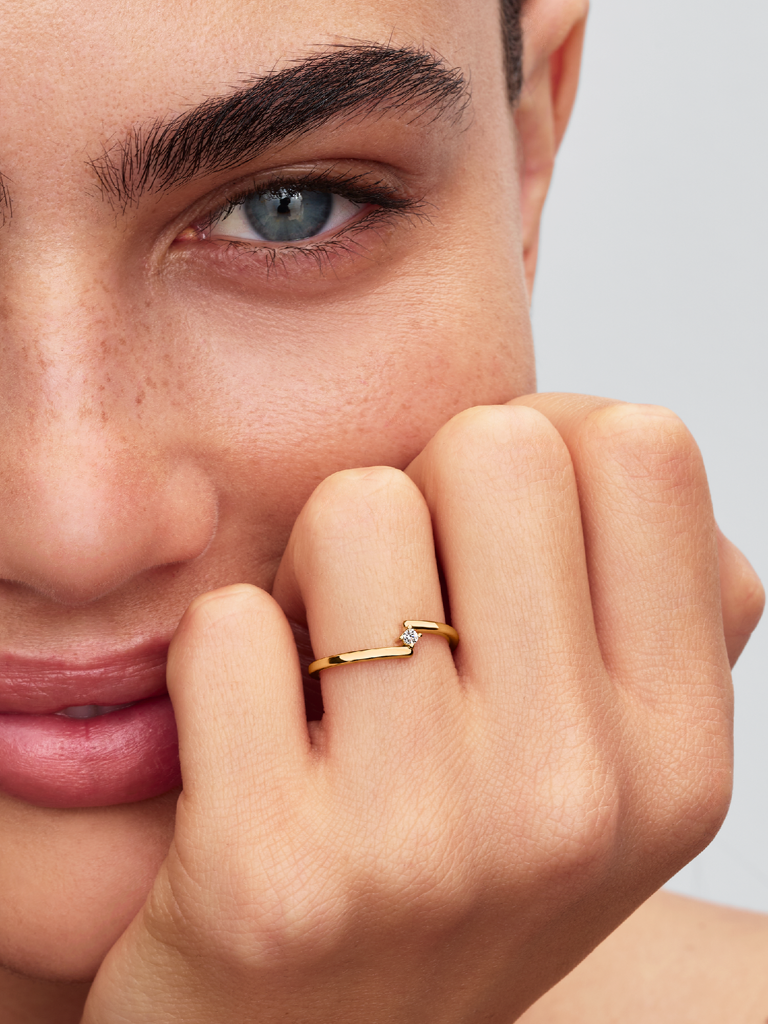 Split Solitaire Ring