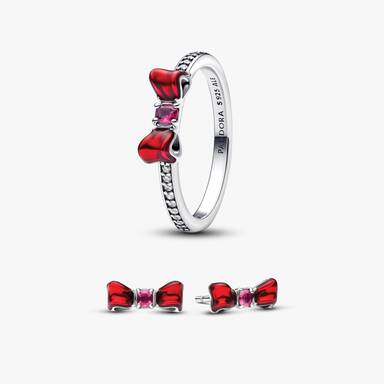 Disney Snow White Matching Earrings & Ring Set