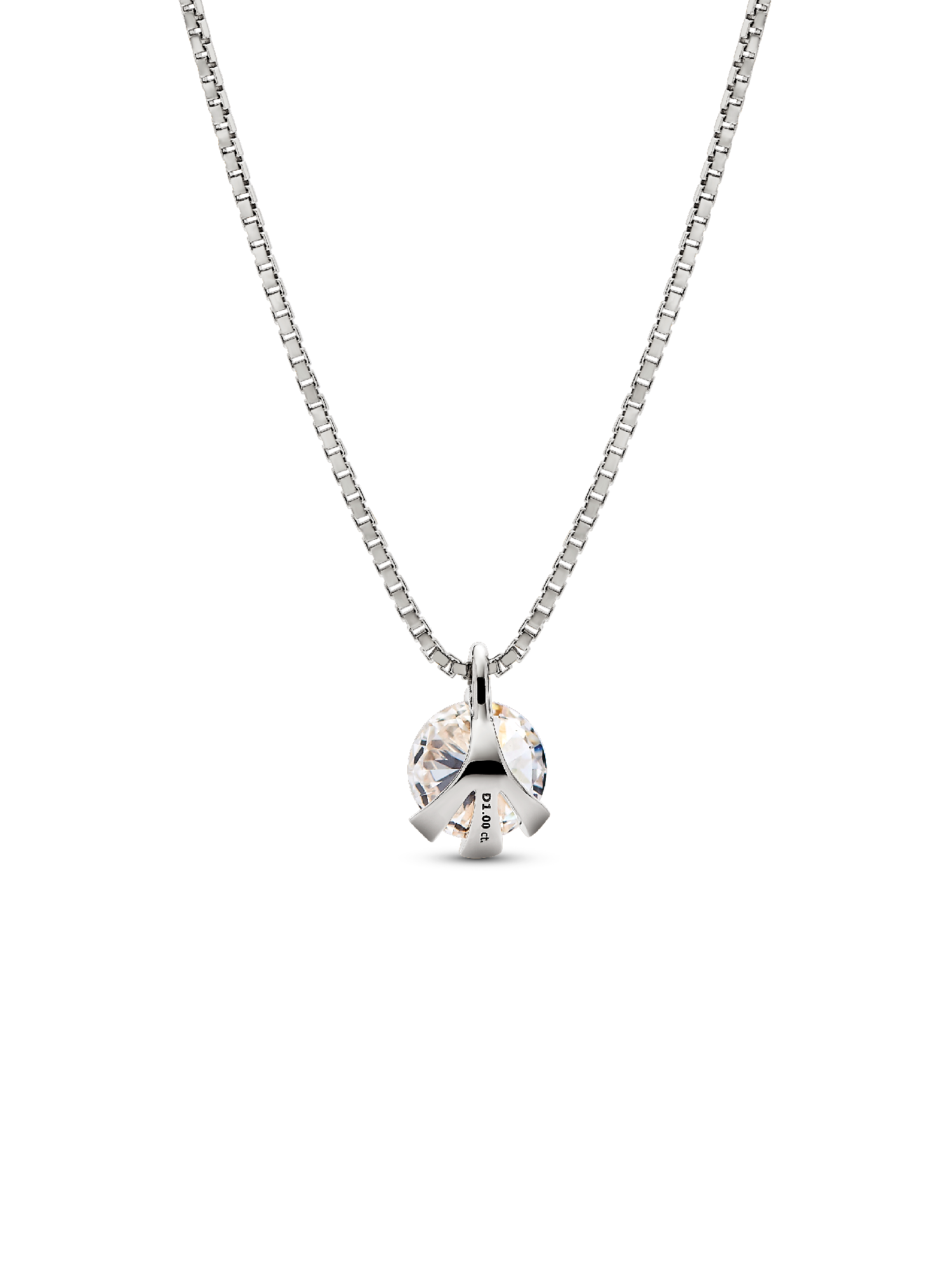 Collier avec pendentif à diamant cultivé en laboratoire Pandora Nova