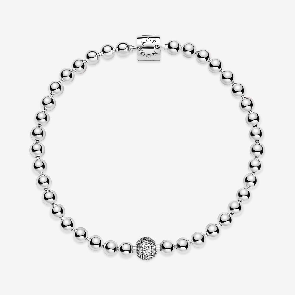 Beads & Pavé Bracelet | Pandora CA