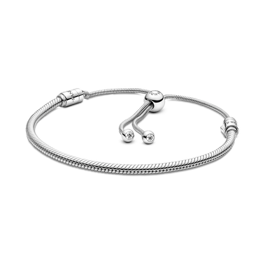 Bracelet coulissant à chaîne serpentine Pandora Moments