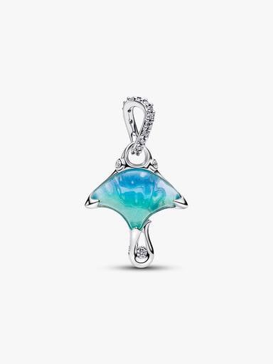 Charm-pendentif Raie manta