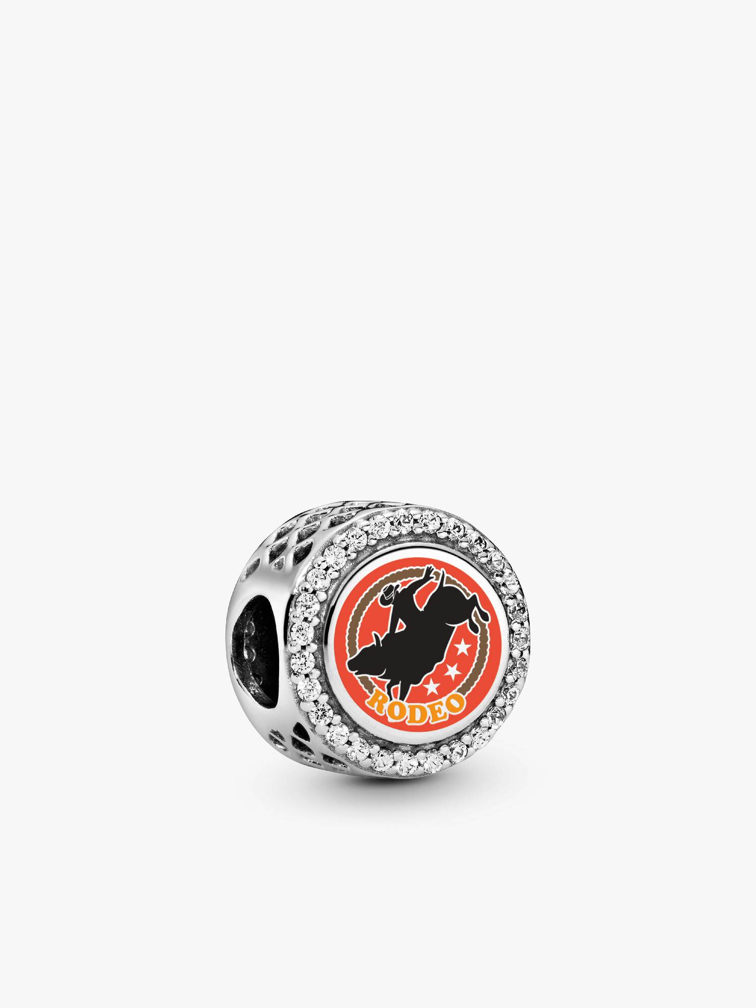 Rodeo Bucking Bull Charm